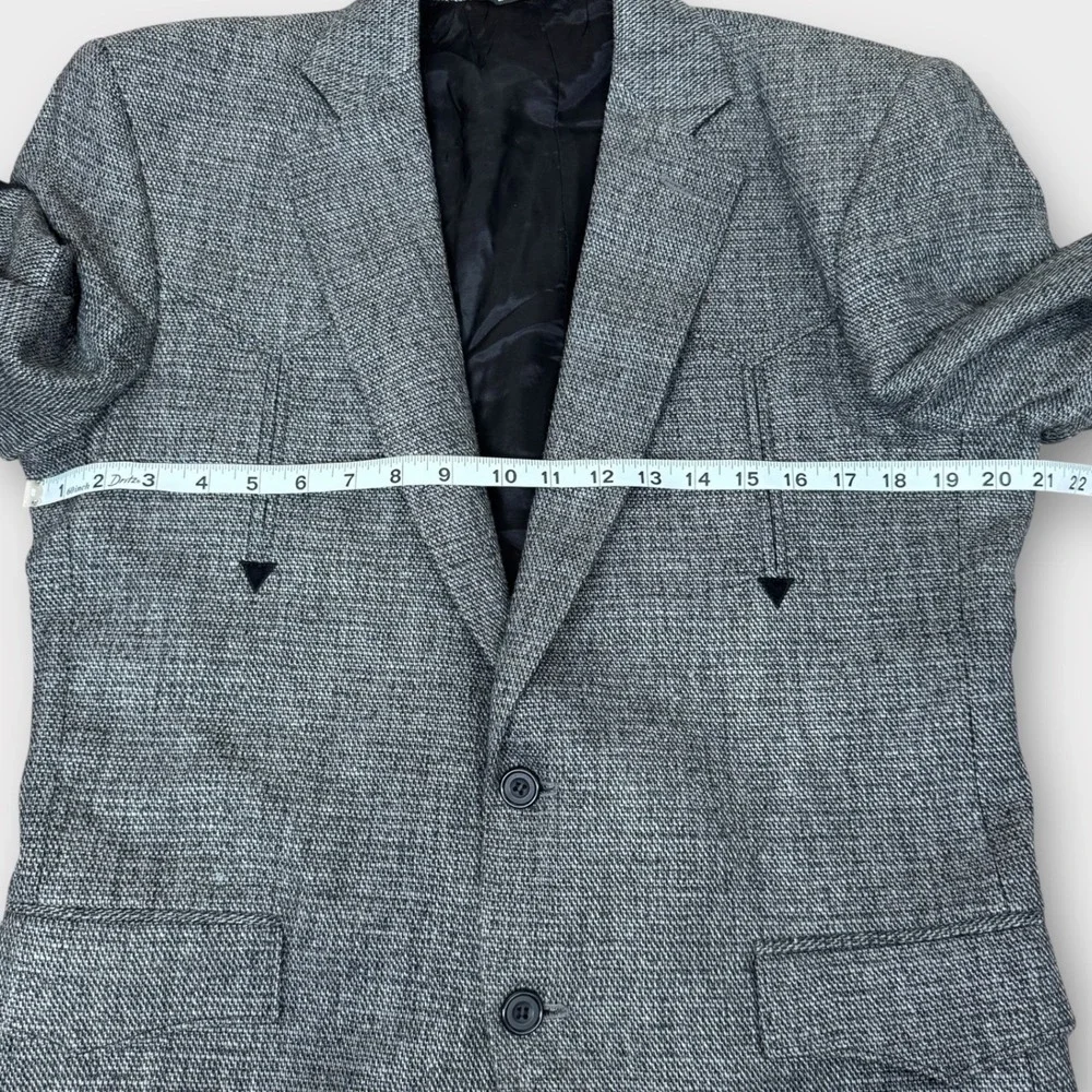 Silverado Mens Yoked Western Blazer 38R Elbow Patches Union Made USA Vintage